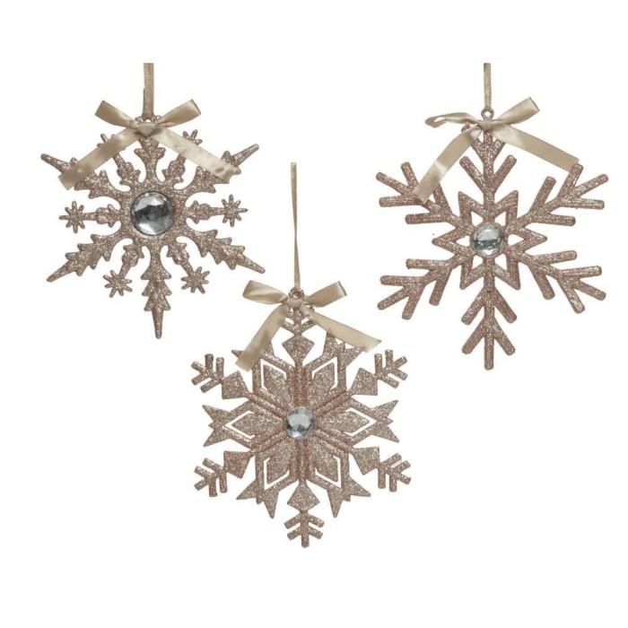 FIOCCO DI NEVE IN PLASTICA PIN